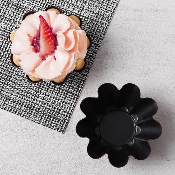 1 stk Mini Paiformer Eggterteformer Karbonstål Nonstick Terte D