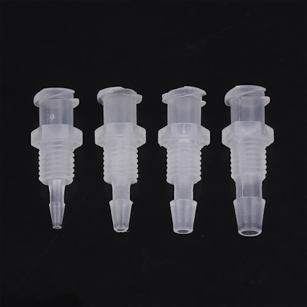 Luer Lock Adapter Lige Gennem Plade PP Plast Luftventil P A3