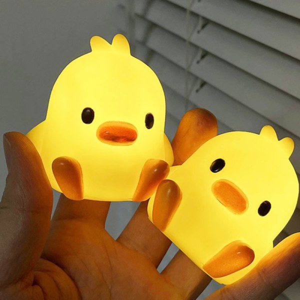 Tegnefilm Duck Night Light e Nerdy Animal Night Light Soveværelsesseng