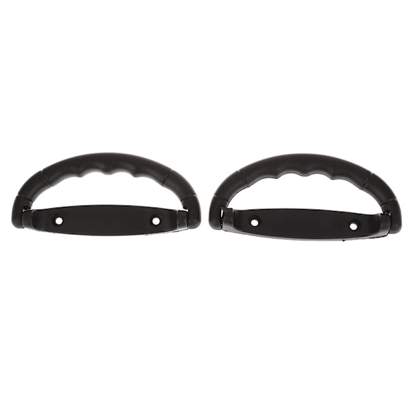 2stk svart plast bagasjehåndtak koffert stropp Pull Air Case