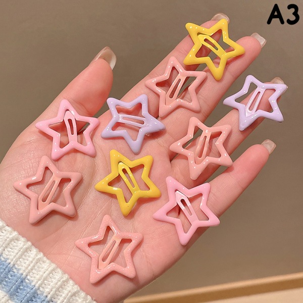 10 kpl / set e Colorful Star Pentagram Y2k Fashion Five-Pointed St A2