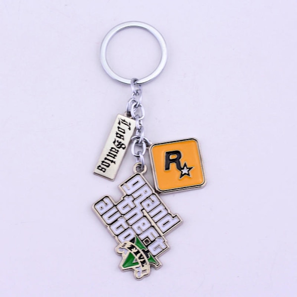 Peli Avaimenperä Miesten Kirje-avaimenperä Auto Rock Star Keying Key Bu A