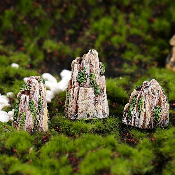 1 kpl Mini Mountain Mini Bonsai -koristeita Puutarhapuutarha A3