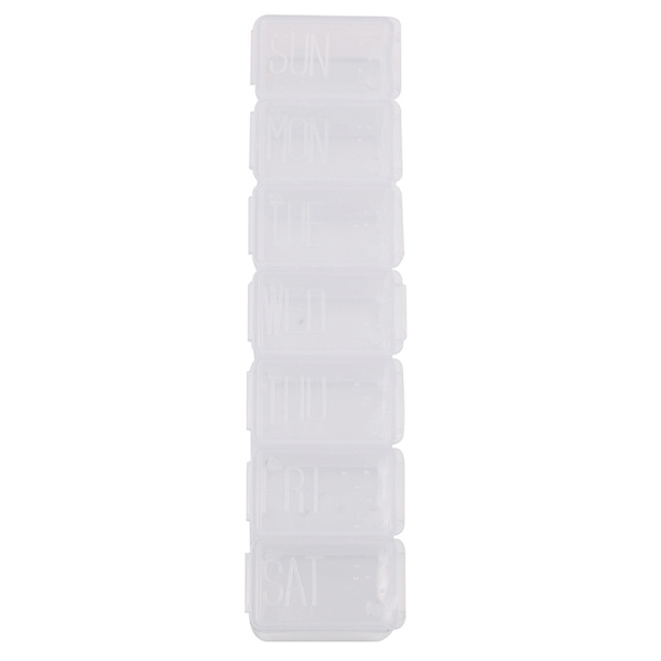7 Days Tablet Pilleæske Holder Ugentlig Medicin Opbevaring Organizer