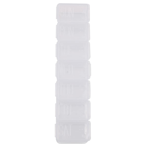 7 päivän tabletin pillerirasiapidike, viikoittainen lääkkeiden organizer
