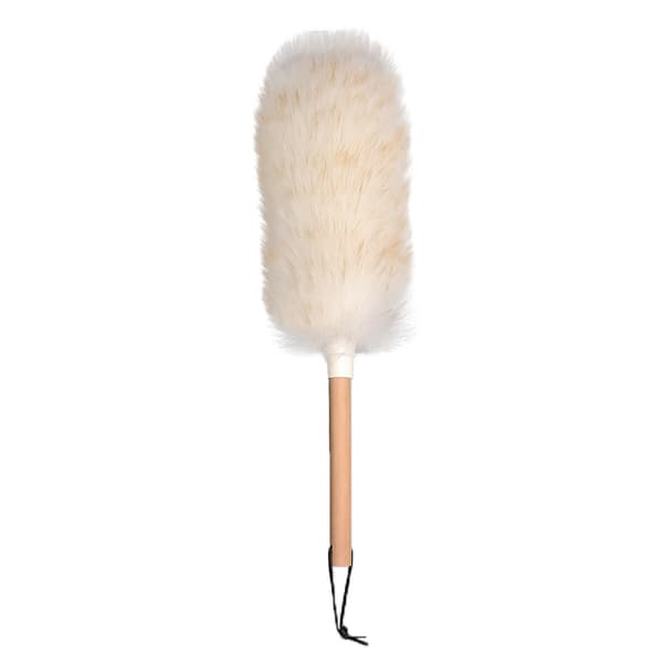 Hushållsull Lammull Fjäderborste Duster Dust Cleaning Woo L