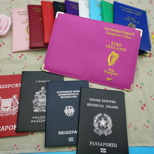 Irlannin passin cover Matkakortin case Henkilökortin pito Purple