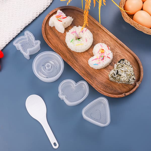 Gjennomsiktig ris grønnsaksrull sushiform DIY-form for barn A2