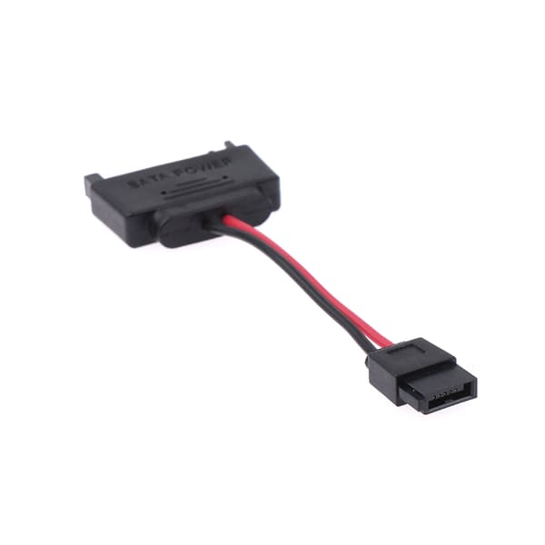 SATA 15-pin han til SATA 6-pin hun strømadapter kabeloptik
