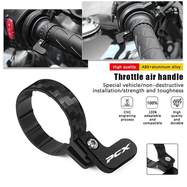 1PC Motorcykel Gaspedal Booster Assist Gasassistent Kl Red