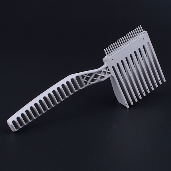 Clipper Barber Fade Combs Ergonomisk Styling Tool til mænd White