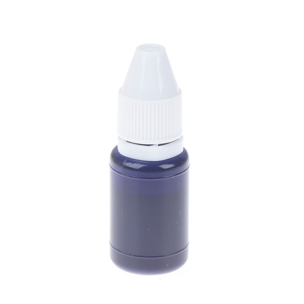 10ml Inkpad Flash Refill Hurtigttørrende stemplingsblæk Lysfølsom Dark blue