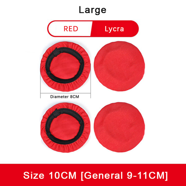 2 par myke vaskbare hodetelefoner Elastisk beskyttende støvtette E Red L  8260 | Red | L | Fyndiq
