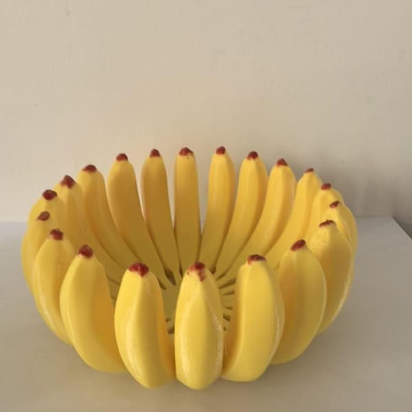Kreativ bananformad förvaringsbricka 250mm
