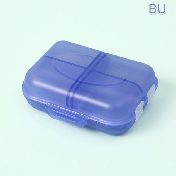 Bærbart pilleetui av plast En ukes emballasje Reisemedisin B Blue