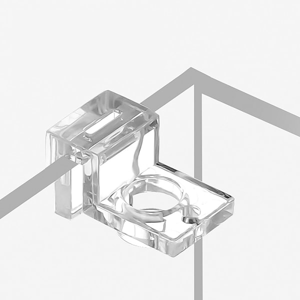 4 stk Aquarium Akryl Clips Akvarium Låg Dæksel Support Holder 10mm