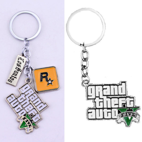 Peli Avaimenperä Miesten Kirje-avaimenperä Auto Rock Star Keying Key Bu A
