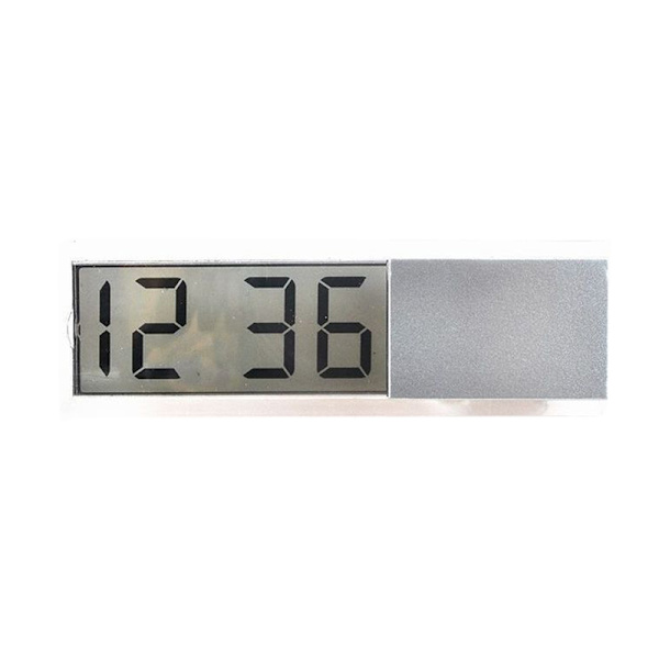 Bil Digital LED-klocka Mini Electronic Sucker Window Meter