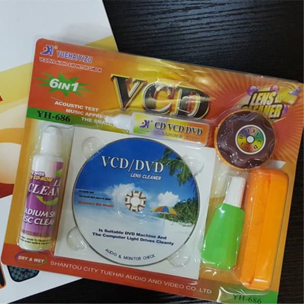 1 sæt CD/DVD/VCD-afspiller linserenser til o videoafspiller tilbehør