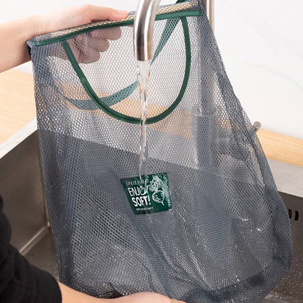 Kök Multifunktionell Frukt Grönsakshängande Bag Wall Hangin C