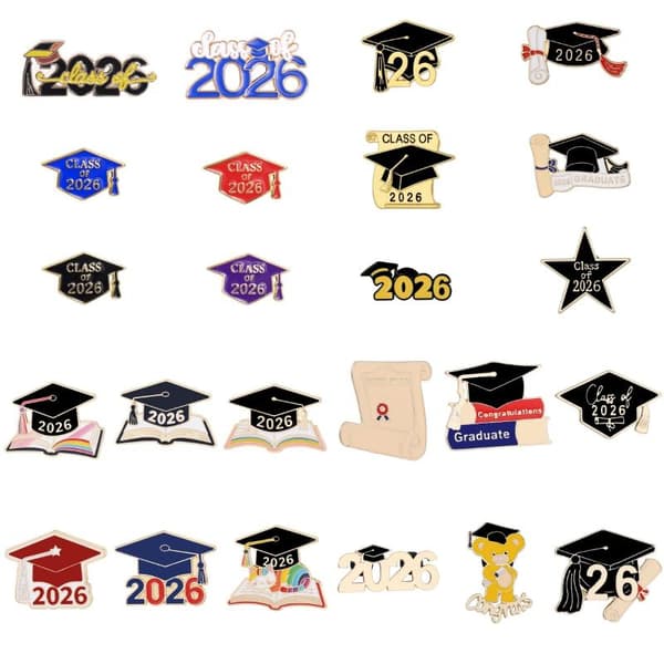 2026 Examenssouvenir Brosch Studentmössa Bokmärke Mode A8