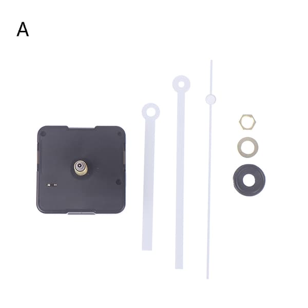 Silent Clock Viser Quartz Vegg Clock Mechanism Movement White
