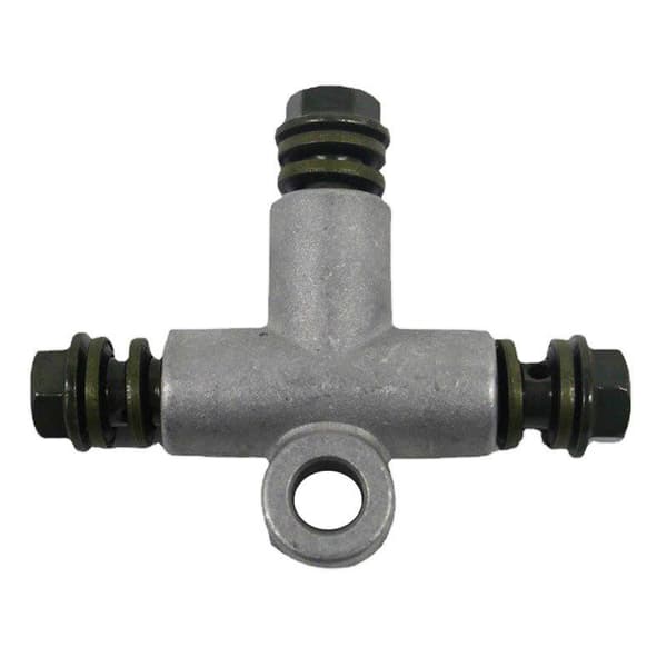 1 stk. hydraulisk bremseslange rørfitting konnektor 3-vejs T-adapter
