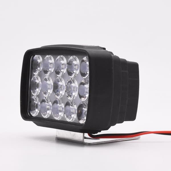 15 LED 12V-80V Motorsykkel Frontlys Supersterkt Arbeidslys Black