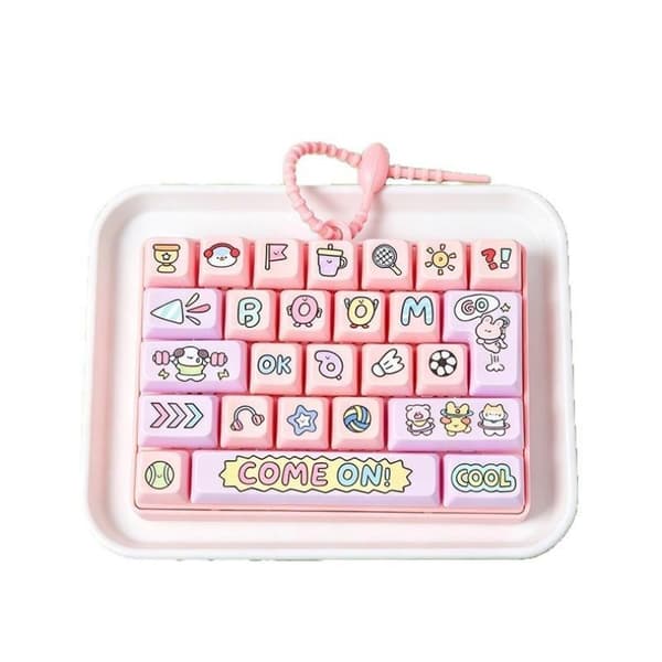 26 ruudukon näppäimistön näppäinhattu Clicker Fidget Fidget näppäimistön näppäinhatut A4