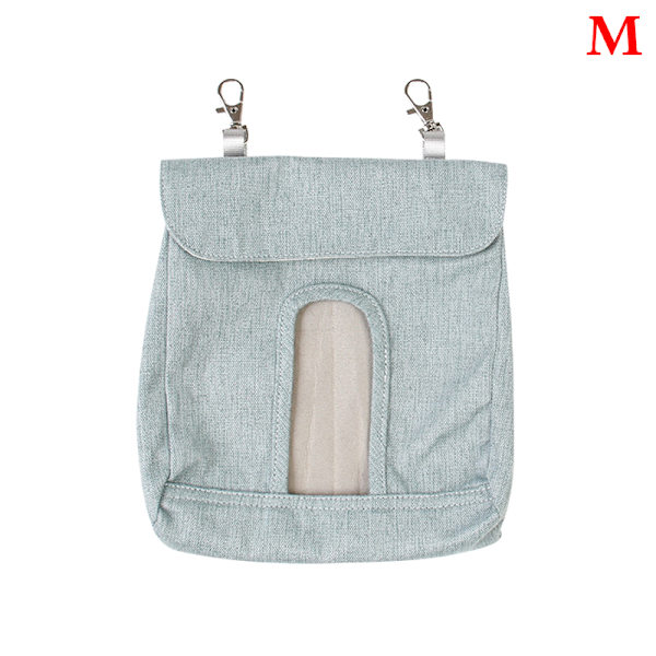 Hanging Pouch Feeder Høposeholder Foderdispenserbeholder Blue M