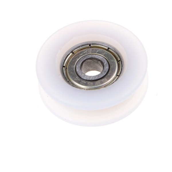 Uusi 6 * 30 * 10 mm U-urainen metallikilpi Nylon hihnapyörän pyörät