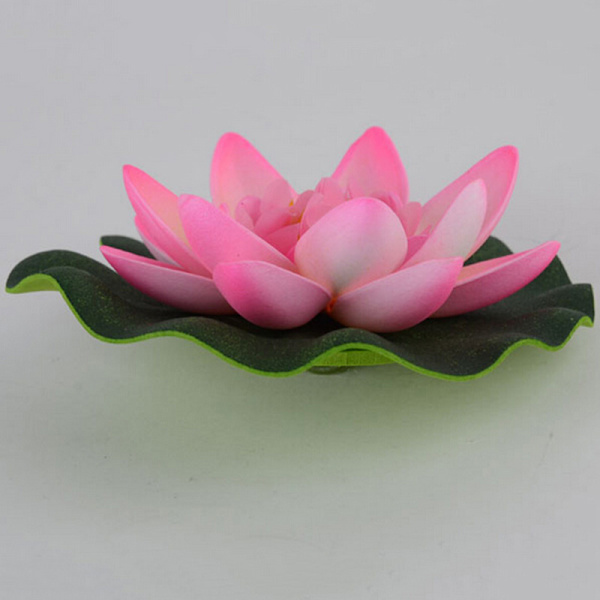 Hotsale DIY artificiellt vatten Lotus Floating Flower Fish Tank SP Red