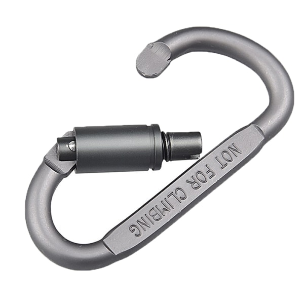 Karabinkrok i aluminiumslegering D-formet hurtighengende spenne D-formet orange