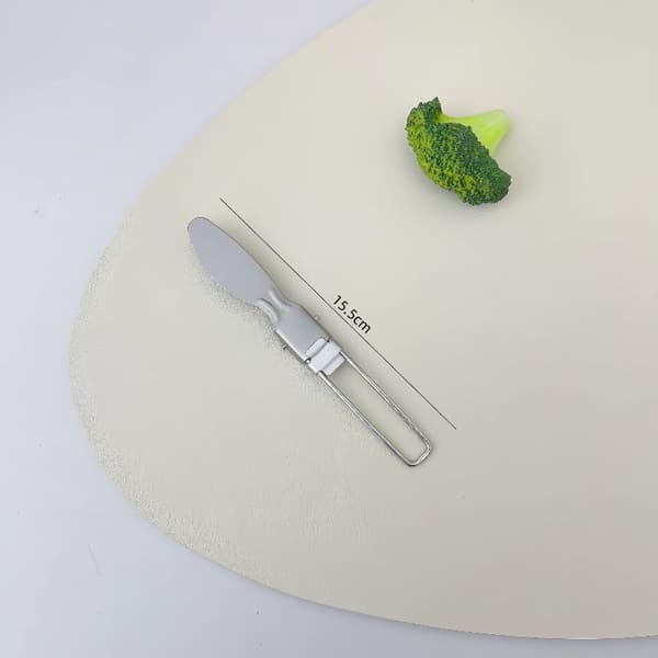 Ren Titanium Folde Spork Gaffel Udendørs Backpacking Middag Sp B
