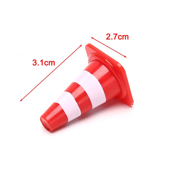 10x Mini PlasticTraffic Cones Sport Training Roadblock Mini Tra