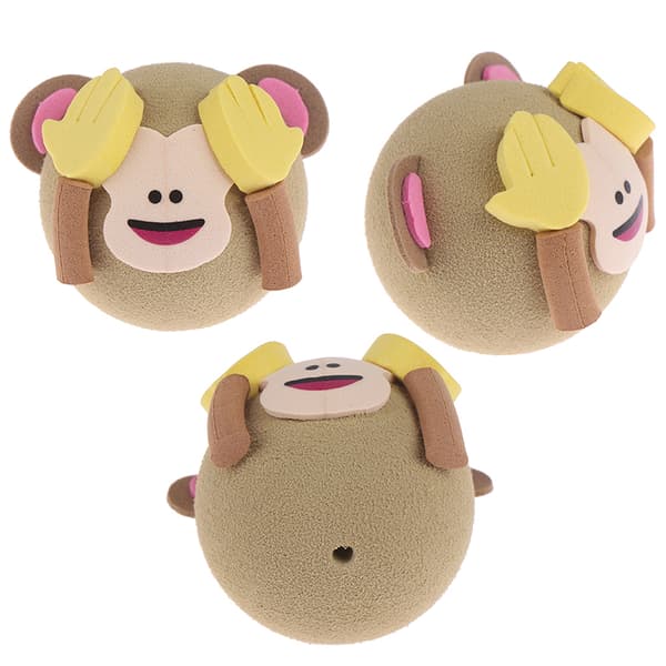 1Pc e monkey bil suv antenne penn topper antenne EVA ball dekor t