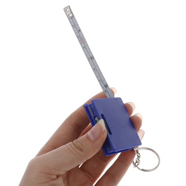 Måttband med nyckelring Bärbar infällbar linjal Centimeter