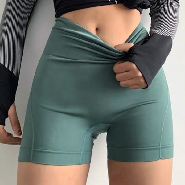 Fitness Sømløs Abdominal Contraction Shaping Hip Building Spo Green