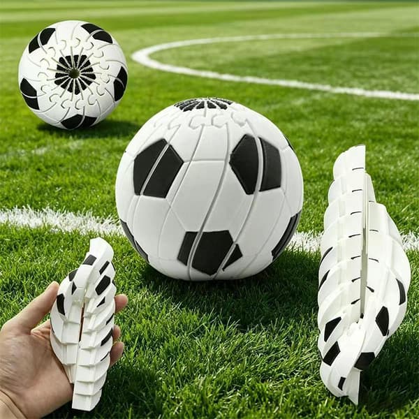 3D-printet deformerbar fodboldpynt roterende drejefingerspids A2