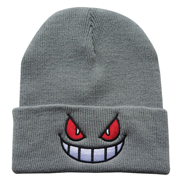 Lue Lue Barn Voksen Strikk Ski Cap Varm Slouchy Gengar Vinter Purple