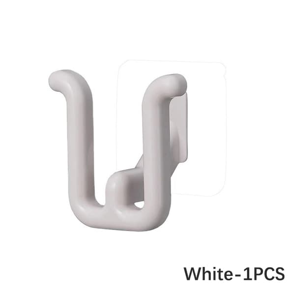 Slipper Stativ Selvklæbende Badeværelse Simpel Slipper Hook Toilet White