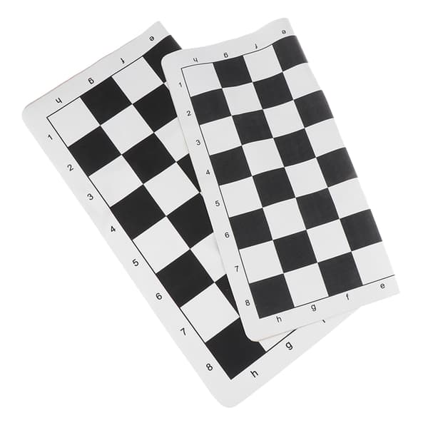 PU Leather Soft Tournament sjakkbrett for barns utdanning 51X51CM