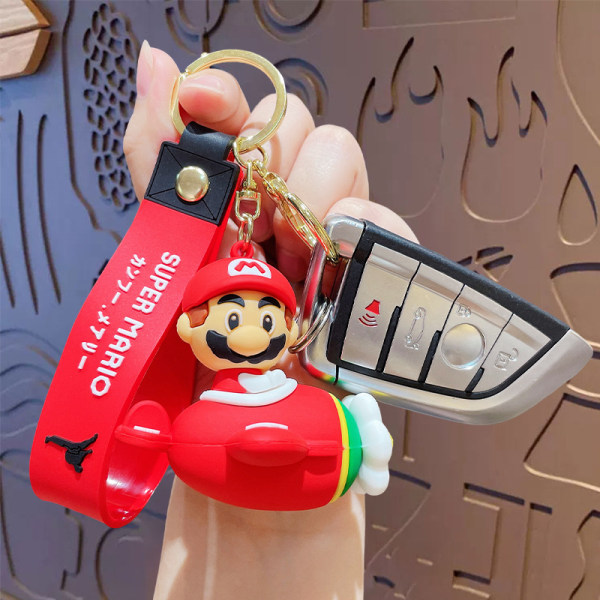 Super Mario -sarjan avaimenperä Toimintafiguuri Car Ride -sarjan Penda Green