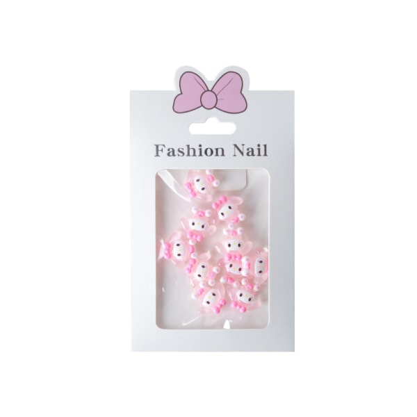 10kpl/ set Sarjakuva Sanrio Kuromi Cinnamoroll Nail Accessories De SZ434