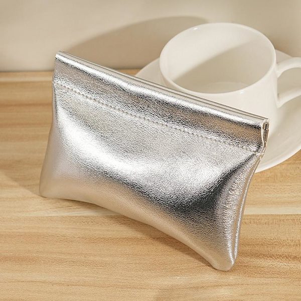 Supercool Liten Silverplånbok Bärbar Datakabel Förvaringsväska 3