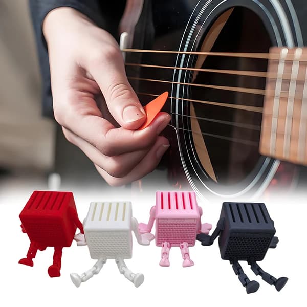 Gitarrplektrumhållare/3D-printad bärbar förstärkare med stor kapacitet A2