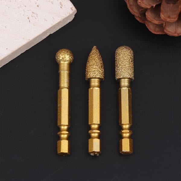 3/7 stk diamant slipehode fliser roterende fil poleringshode for Q1