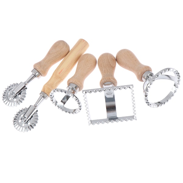 5 styles Pasta Hand-ting hine Relief Dumpling Embossing cake g A