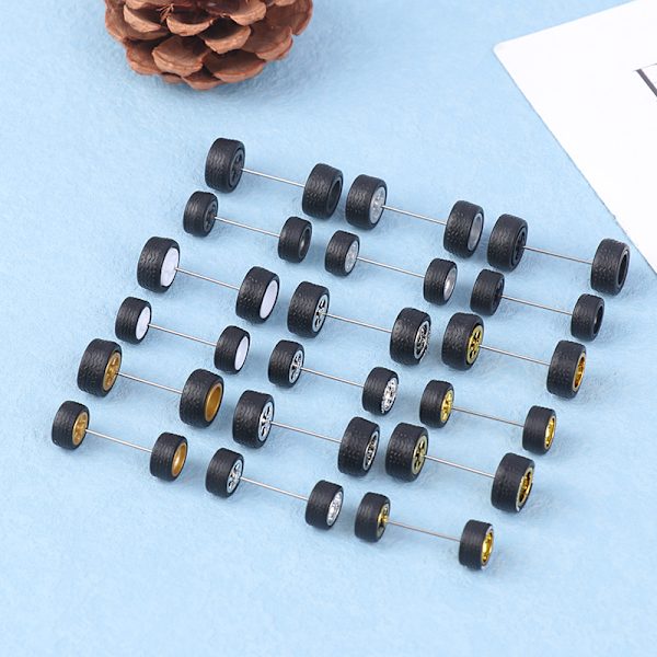 1Set 1/64 Legeringsbil Stort litet hjul BSC-D Serie 10,8mm+12,8mm C