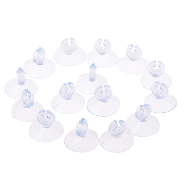 5/10 STK Blød Silikone Aquarium Fish Tank Iltpumpe Fixed Ther 10pcs